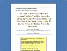 Tablet Screenshot of myicefishingsecrets.com